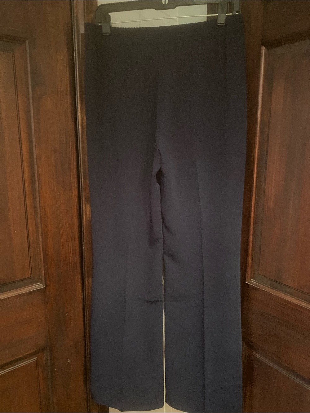 Madewell Navy Elastic-Waist Pants - Picture 6 of 7